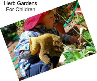 Herb Gardens For Children