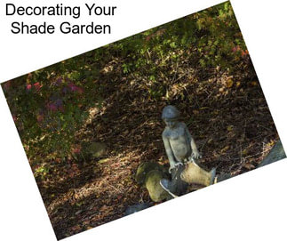 Decorating Your Shade Garden
