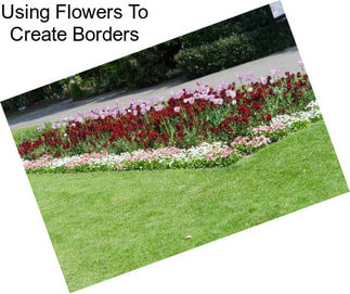 Using Flowers To Create Borders