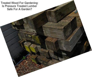 Treated Wood For Gardening: Is Pressure Treated Lumber Safe For A Garden?