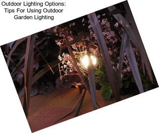 Outdoor Lighting Options: Tips For Using Outdoor Garden Lighting