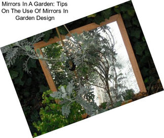 Mirrors In A Garden: Tips On The Use Of Mirrors In Garden Design