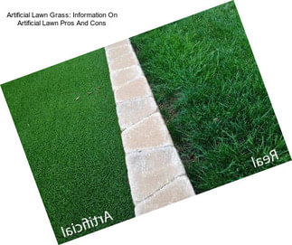 Artificial Lawn Grass: Information On Artificial Lawn Pros And Cons