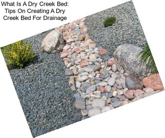 What Is A Dry Creek Bed: Tips On Creating A Dry Creek Bed For Drainage
