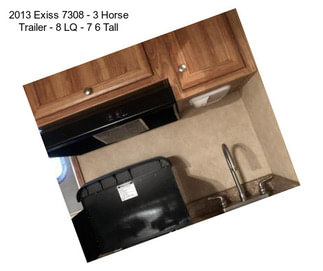2013 Exiss 7308 - 3 Horse Trailer - 8 LQ - 7 6 Tall