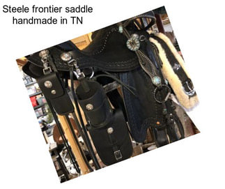 Steele frontier saddle handmade in TN