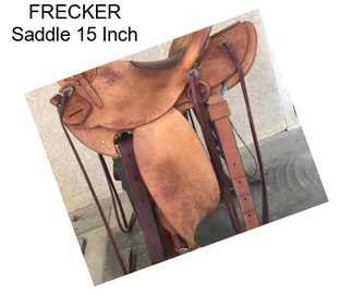 FRECKER Saddle 15 Inch