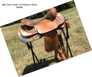Billy Cook Youth 14.5 Western Show Saddle