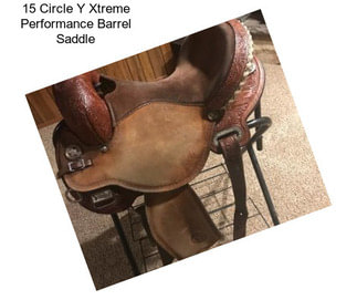 15 Circle Y Xtreme Performance Barrel Saddle