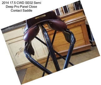 2014 17.5 CWD SE02 Semi Deep Pro Panel Close Contact Saddle