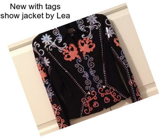 New with tags show jacket by Lea