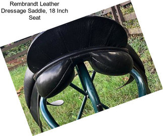 Rembrandt Leather Dressage Saddle, 18 Inch Seat