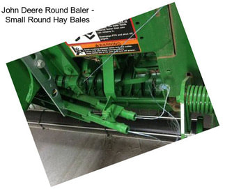 John Deere Round Baler - Small Round Hay Bales