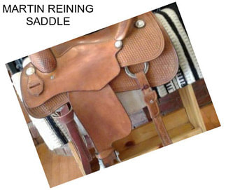 MARTIN REINING SADDLE