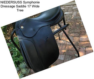 NIEDERSUSS Symphonie Dressage Saddle 17 Wide Tree