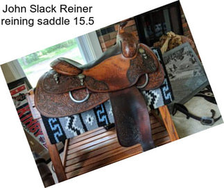 John Slack Reiner reining saddle 15.5