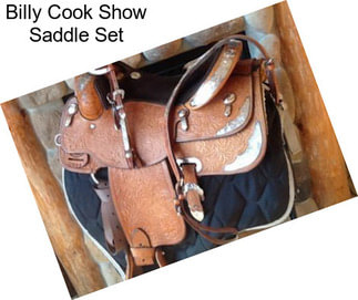 Billy Cook Show Saddle Set