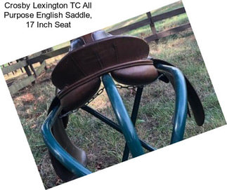 Crosby Lexington TC All Purpose English Saddle, 17 Inch Seat