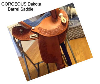 GORGEOUS Dakota Barrel Saddle!