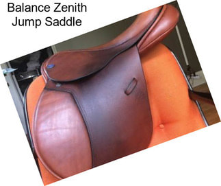 Balance Zenith Jump Saddle