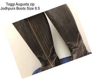Toggi Augusta zip Jodhpurs Boots Size 8.5