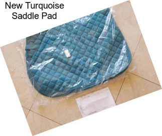 New Turquoise Saddle Pad