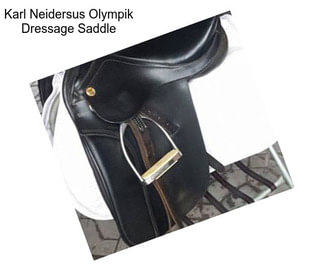 Karl Neidersus Olympik Dressage Saddle