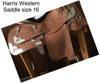 Harris Western Saddle size 16