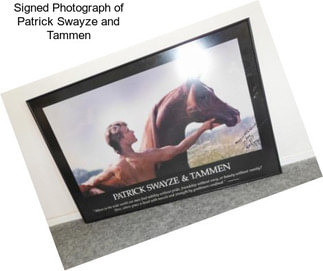 Signed Photograph of Patrick Swayze and Tammen