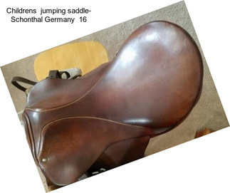 Childrens  jumping saddle- Schonthal Germany  16