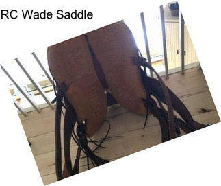 RC Wade Saddle