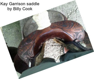 Kay Garrison saddle by Billy Cook