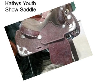 Kathys Youth Show Saddle