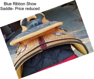 Blue Ribbon Show Saddle- Price reduced