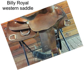 Billy Royal western saddle