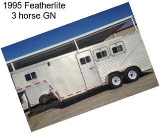 1995 Featherlite 3 horse GN