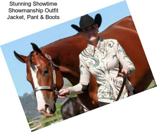 Stunning Showtime Showmanship Outfit Jacket, Pant & Boots