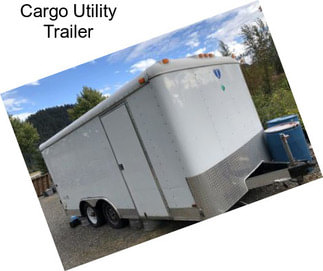 Cargo Utility Trailer