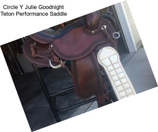 Circle Y Julie Goodnight Teton Performance Saddle