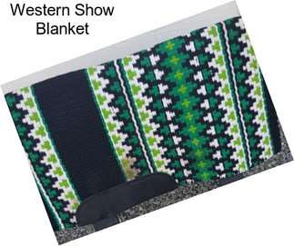 Western Show Blanket