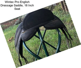 Wintec Pro English Dressage Saddle, 18 Inch Seat