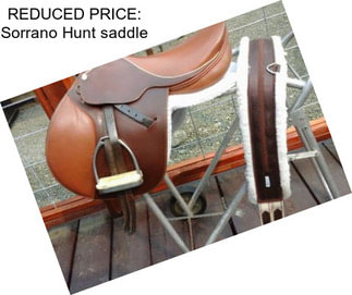 REDUCED PRICE: Sorrano Hunt saddle