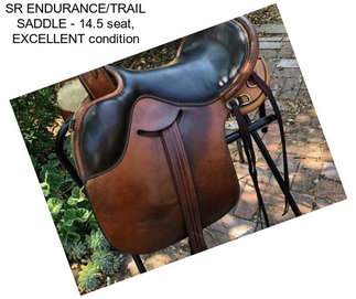 SR ENDURANCE/TRAIL SADDLE - 14.5 seat, EXCELLENT condition