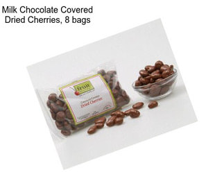 Milk Chocolate Covered Dried Cherries, 8 bags