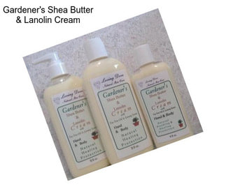 Gardener\'s Shea Butter & Lanolin Cream