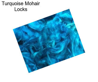 Turquoise Mohair Locks