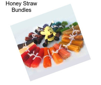 Honey Straw Bundles