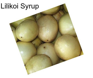 Lilikoi Syrup