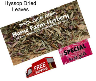 Hyssop Dried Leaves