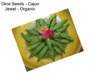 Okra Seeds - Cajun Jewel - Organic